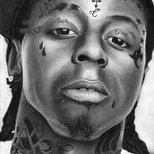 Dibujo Lil Wayne. Traditional illustration project by Wilson Angulo - 02.28.2018