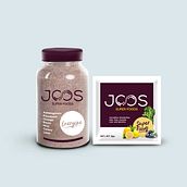 JOOS, Detox en polvo.. Br, ing, Identit, Art Direction, Design, Product Design, Graphic Design, Packaging, and Advertising project by Erick Aguilera - 02.20.2018