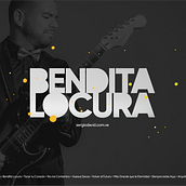 Bendita Locura - Sergio David - Diseño Discográfico . Un proyecto de Br, ing e Identidad, Caligrafía, Dirección de arte, Diseño, Diseño de logotipos y Diseño Web de Jonathan Prado - 27.04.2018