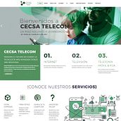 CECSA TELECOM. Web Development project by Cristina Moreno - 07.21.2017