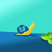Snail . Animation, Motion Graphics, and Vector Illustration project by Nico Medina - 03.03.2018