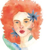 Mi Proyecto del curso: Retrato ilustrado en acuarela. Fine Arts project by SARA LOPEZ SANCHO - 03.07.2018