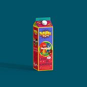 Packaging Milk Superheroes. Design, Graphic Design, and Packaging project by Marrow Design - 03.08.2018