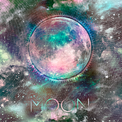 Poster and wallpaper MOON retro futurism. Projekt z dziedziny Design, Projektowanie oświetlenia i Projektowanie graficzne użytkownika Sergis Ribeiro Da Silva - 16.05.2017