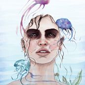 Mi Proyecto del curso: Retrato ilustrado en acuarela - "Deep". Traditional illustration project by Nahomi Luna - 03.10.2018