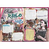 Doble página, DIARIO de Frida KAHLO. Collage, Editorial Design, and Graphic Design project by Cloe Marin - 03.12.2018