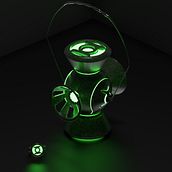 Green Lantern power lantern and ring . Un projet de 3D , et Animation de javier alexander Muñiz Torrez - 12.03.2018