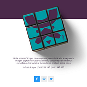 Diseño Web | Maqueta | Click | Avance . Een project van Webdevelopment, Art direction, Ontwerp, Grafisch ontwerp, Webdesign y UX / UI van Gustavo Yucra - 13.03.2018