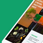 Nouri - Herbal Shots. UX / UI project by Manu Franco - 03.13.2018