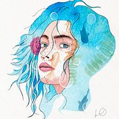 Mi Proyecto del curso: Retrato ilustrado en acuarela - Ivan Osorio. Un progetto di Design di Iván Yael Osorio Lara - 13.03.2018