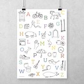 ABECEDARI. Un progetto di Graphic design, Educazione, Illustrazione tradizionale e Illustrazione vettoriale di Bet Moret - 13.03.2018