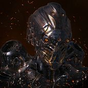 Hell robot. 3D project by Alejandro Montero Gätjens - 03.14.2018