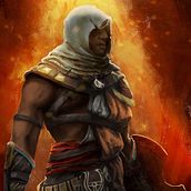 Bayek de Siwa, Assassin's Creed Origins. . % Alicia Varela Martínez tarafından hazırlanan Geleneksel illüstras, on, Ve Güzel sanatlar projesi - 07.01.2017