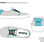 Producto: Zapatillas Pampling. Un progetto di Design, Design di scarpe e Product design di Irene Sobrevielart - 01.06.2017