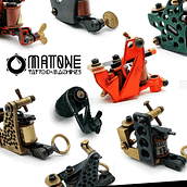MaTone Tattoo Machines. Un proyecto de 3D, Artesanía, Diseño, Diseño gráfico, Diseño industrial y Diseño Web de JC Juárez ⟨Matuka⟩ - 20.03.2018