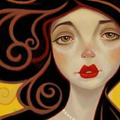 klimt tribute. Animação, Direção de arte, Design de personagens, Artes plásticas, Ilustração tradicional, e Pintura projeto de eduardo berazaluce - 21.03.2018