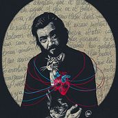 Julio Cortázar & Teodoro. Traditional illustration project by Paula Pérez - 03.22.2018