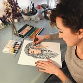 Mi Proyecto del curso: Retrato ilustrado en acuarela @fridacollado . % fridacollado tarafından hazırlanan Geleneksel illüstras, Ve on projesi - 03.23.2018