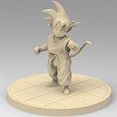 Goku. Een project van 3D van Kevin Adrian Espinal Barrera - 23.03.2018