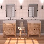 Baño. Un proyecto de 3D, Arquitectura, Arquitectura interior, Diseño de interiores, Diseño y creación de muebles					 de Ramón Guerra Marcos - 23.03.2018