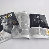 Revista "Neway". Editorial Design, and Motion Graphics project by Lorena Álvarez Montesinos - 03.23.2018