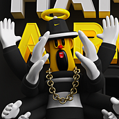 Air Max Day. 3D, Street Art, Art Direction, Character Design, Lettering, T, and pograph project by Domingo Hernández Vaquero - 03.27.2018