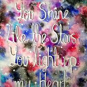 Mi Proyecto del curso: Técnicas modernas de Acuarela ''You Shine...''. Traditional illustration project by Alma MGomez - 03.27.2018