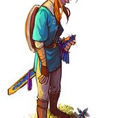 Bocetos Digitales - The Legend of Zelda. Traditional illustration project by Rebeca Orantes Mazariegos - 03.28.2018