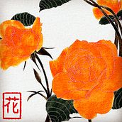 Rosas del jardín.. Un proyecto de Ilustración tradicional de Lucero Nazario - 31.03.2018