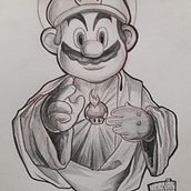 Corazon de Mario. Design project by Hernan Bariles - 03.31.2018