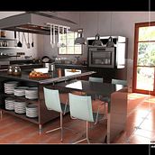 Cocinas 3D. Un progetto di 3D, Design e creazione di mobili e Infografica di JAIME JUAN SOTERAS RUBIO - 03.04.2018