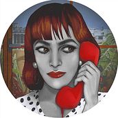 Chicas Almodovar. Traditional illustration, Character Design, and Portrait Drawing project by Mauricio Maggiorini - 04.03.2018
