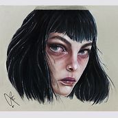 Mi Proyecto del curso: Ilustración con pastel y lápices de colores. Traditional illustration project by Nahomi Luna - 04.04.2018