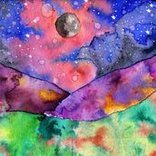 COSMOS. Traditional illustration project by Ana Mondéjar - 04.04.2018
