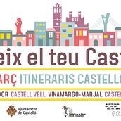 Cartel Itineraris Castelló Educa. Graphic Design, Traditional illustration, and Vector Illustration project by Enric Redón - 04.05.2018