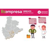 Infografia Mercats Municipals Reempresa Ein Projekt aus dem Bereich Grafikdesign und Infografik von Eli - 06.04.2018