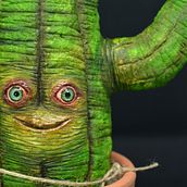 Cactus antropomórficos. Un proyecto de Artesanía, Diseño de juguetes, Diseño de personajes, Escultura y Papercraft de UpToMe - 06.04.2018