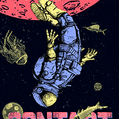 Mis dos proyectos del curso Cartelismo ilustrado. Poster Design project by Fernando Muñoz - 05.15.2018