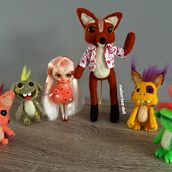 Mi Proyecto del curso: Needle felting: Foto de familia. Un progetto di Artigianato, Design di giocattoli, Character design e Costume design di Laura Sánchez - 09.04.2018