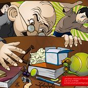 Ilustraciones. Un projet de Conception de personnages, Conception éditoriale, Illustration traditionnelle et Illustration vectorielle de Jonathan Albarracin Fernandez - 10.04.2018