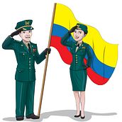 Fuerzas Armadas De Colombia. Un projet de Illustration traditionnelle et Illustration vectorielle de Jonathan Albarracin Fernandez - 10.04.2018