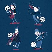 JAZZ: Viento metal. Un proyecto de Dibujo, Diseño, Ilustración tradicional y Música de Rodrigo López Godino - 21.11.2018