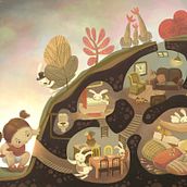 Bunny barrows. Un proyecto de Ilustración tradicional de Evelt Yanait - 01.02.2018