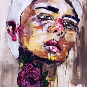 Lupe. Street Art, Fine Arts, and Painting project by Sebastián Vaca - 04.11.2018