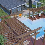 Techo a dos aguas. 3D, Architecture, Infographics, and Design project by Ángel-Augusto Edjang - 04.11.2018
