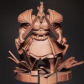 Samurai Warrior. 3D project by Leonardo Redondo - 04.13.2018