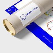 Tallinn Metro Map. Un proyecto de Br, ing e Identidad, Diseño de la información e Infografía de Raül Santín - 25.10.2017