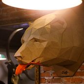 Urso de Papel. Arts, Crafts, Art Direction, and Paper Craft project by Ronilton Costa - 04.18.2018