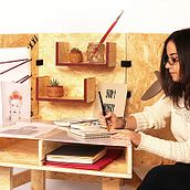 MALETA GRAFICA "L.L Retail Cart". Un projet de 3D, Architecture, Architecture d'intérieur, Artisanat, Beaux Arts, Calligraphie, Design , Design d'intérieur, Design, Fabrication de mobilier, Conception de produits, Design graphique, Design industriel, Illustration traditionnelle, T , et pographie de Aida Hernando - 19.04.2017