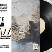 Cartelería Concierto de Jazz. Un proyecto de Diseño y Música de Pablo Gómez Jara - 22.04.2018